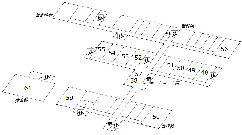 千葉高３階地図